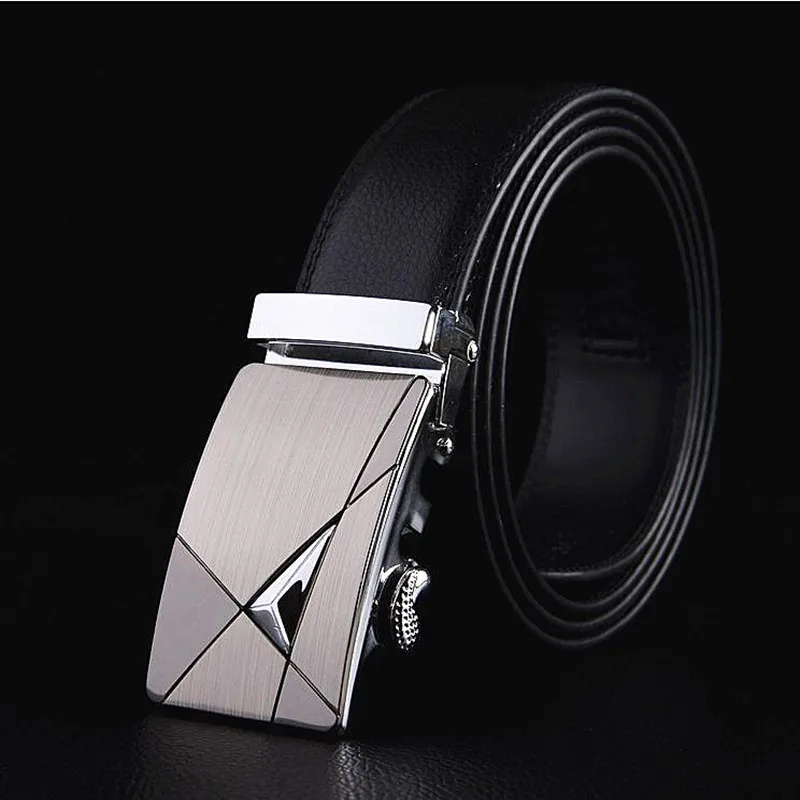 

Famous Brand Belt New Male Designer Automatic Buckle Cowhide Leather men belt Luxury belts for men Ceinture Homme
