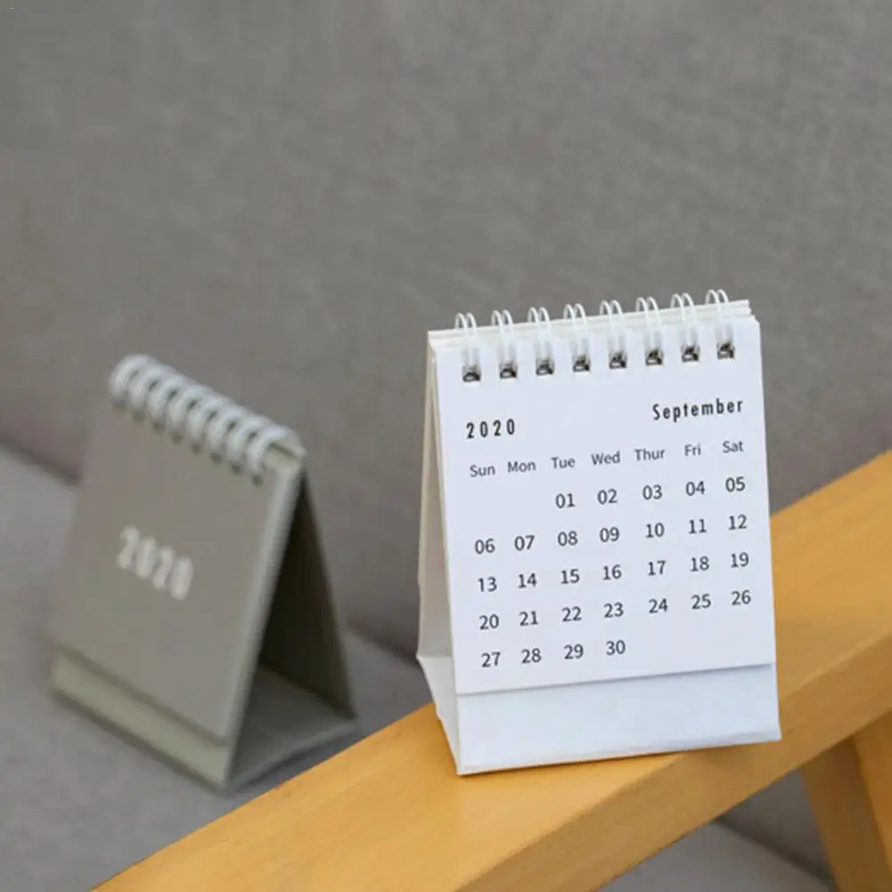 

Simplicity Coil Cute Desk Calendar Mini 2020 Innovative Flip Calendar Desk Decorative Calendar