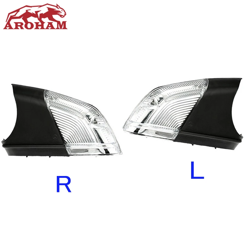 Пара Автомобильное зеркало заднего вида боковое светодиодный светильник