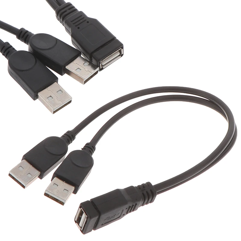 USB 2 0 мама к usb папа кабель двойной разветвитель Кабель удлинитель питания |