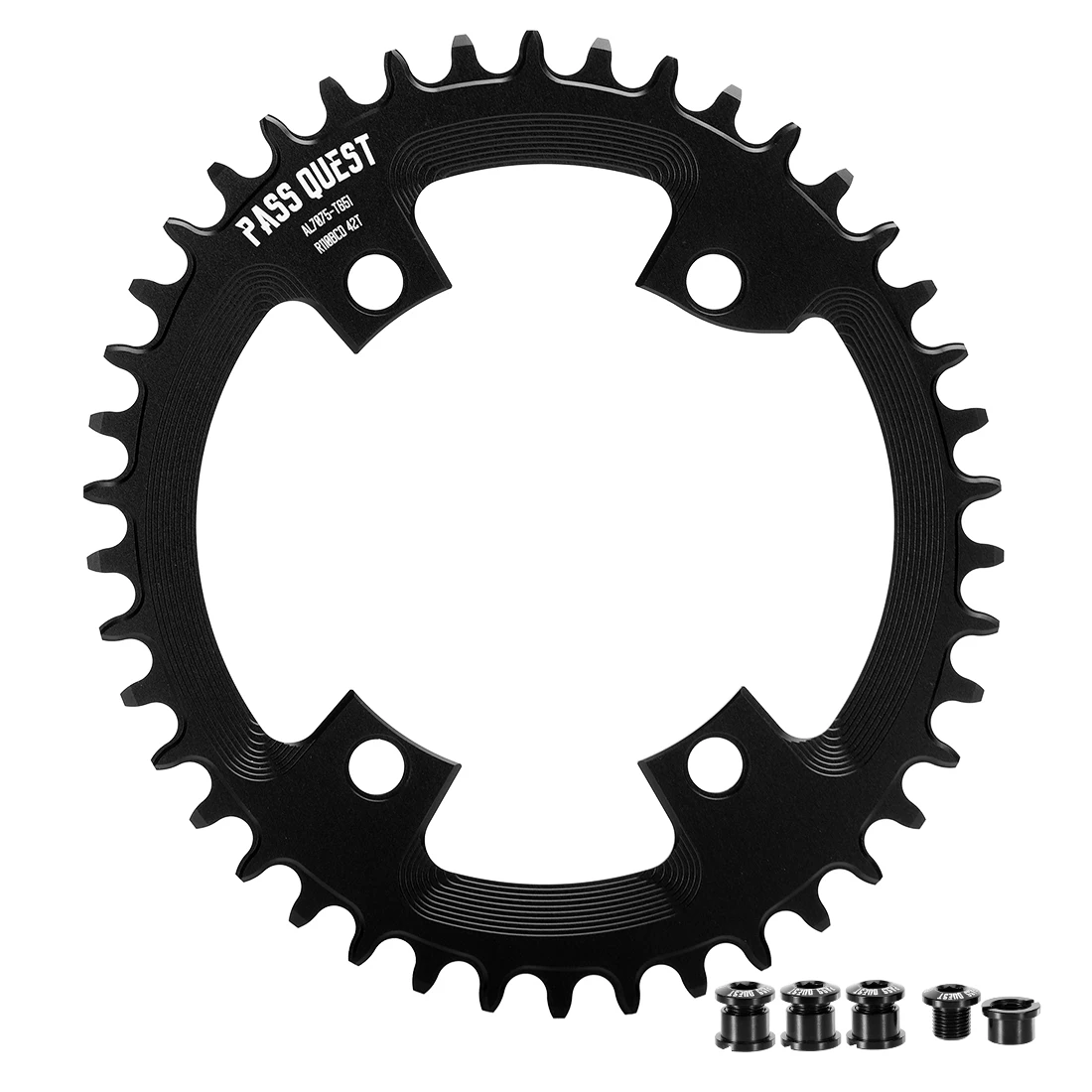 PASS QUEST 110BCD Oval chainring crankset Road Bike Chainwheel For R7000 R8000 DA9100 40T-52T | Спорт и развлечения