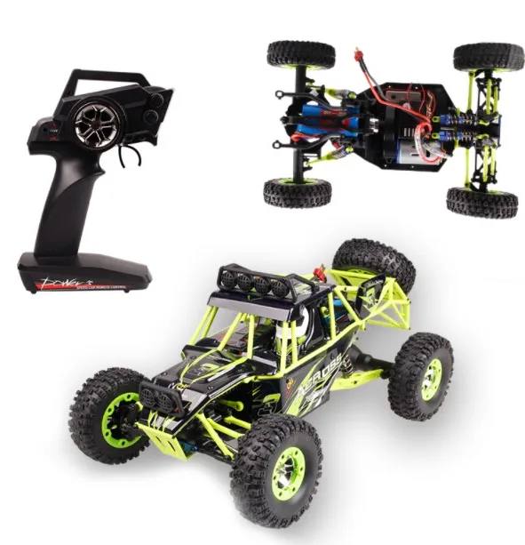 Радиуправляемая машинка WLtoys 12428 4WD 1/12 2 4G 50 км/ч высокоскоростной грузовик монстра