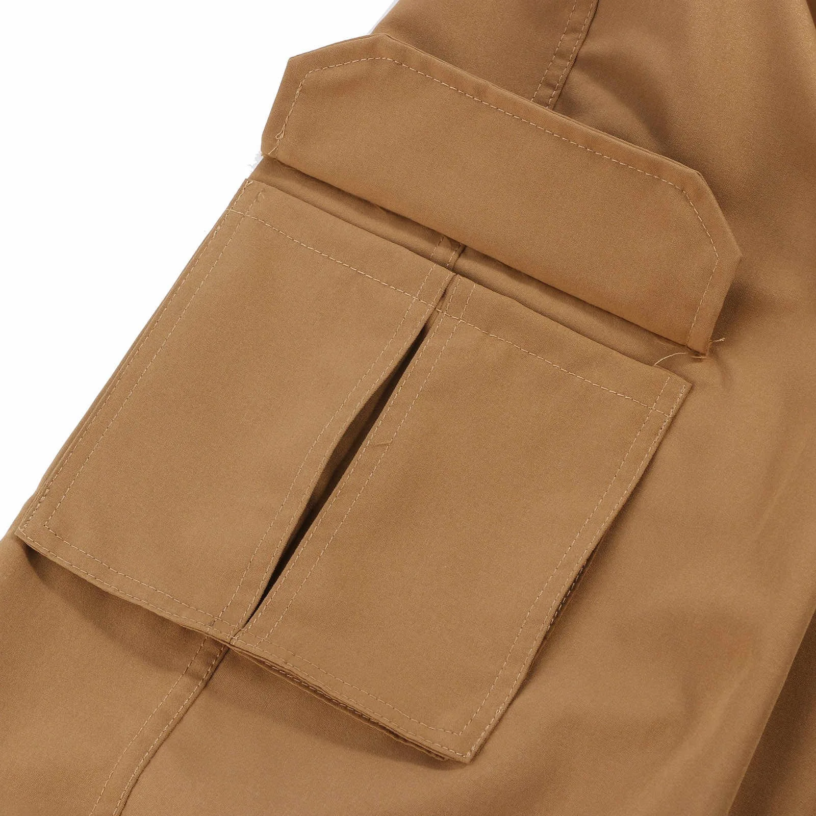

Men's Side Pockets Harem Pants 2021 Ribbons Men's Multi-Pocket Straight Casual Pants Overalls Trousers Oversized Droppshipping