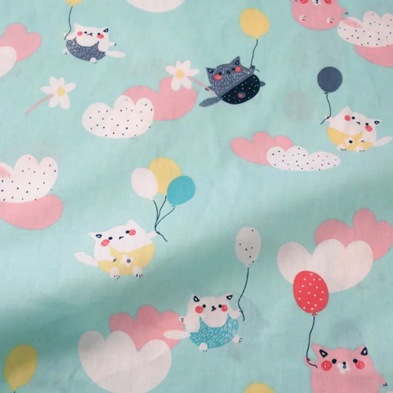 100% хлопок саржевая ткань постельные принадлежности детская Лоскутная Ткань