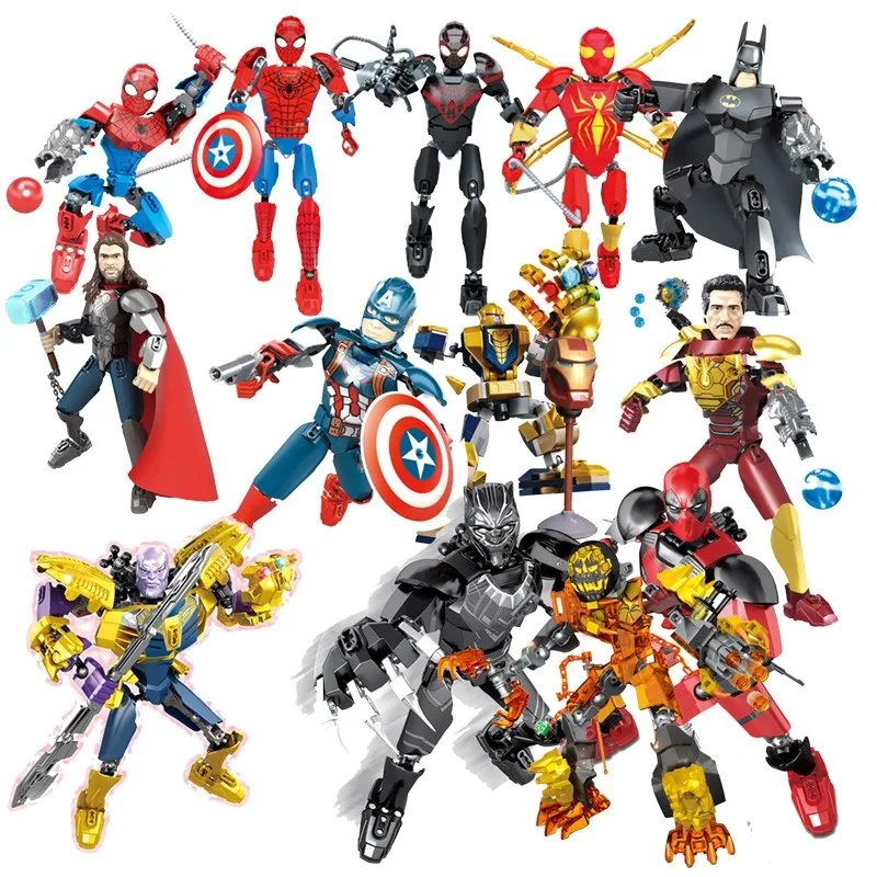 Новинка 2021 военный супержелезный панцирь робот строительные блоки военные герои