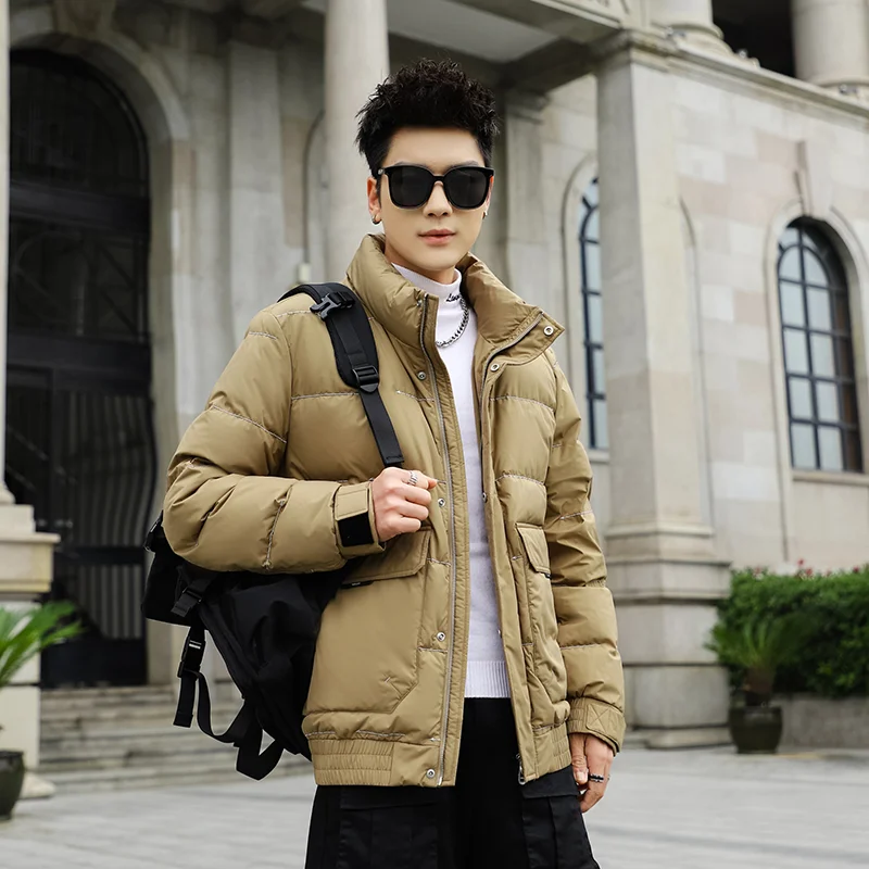 2021 Newest Fashion Men Down Jacket Winter Warm Down Coat Padded Duck's Down Extra Heavy Thick Jacket Men Winter Jacket