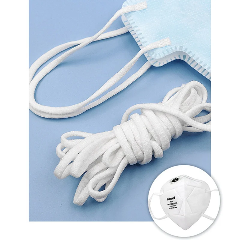 Защитная маска 4 мм сделай сам шнурок для ушей маски на рот эластичный ремешок