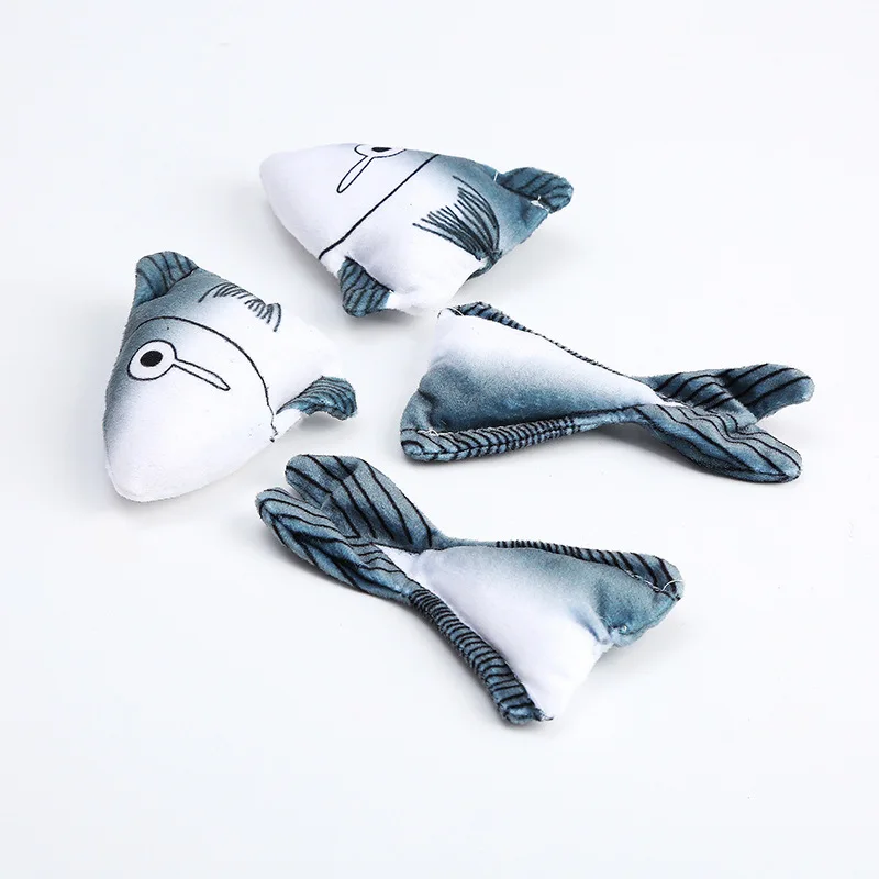 

Товары для домашних питомцев, игрушка для кошек в форме акулы, плюшевая самовозбуждающаяся игрушка, 3D симуляция рыбы, игрушки для собак, кош...