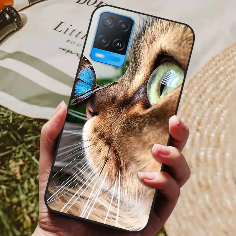 For Oppo A54 Case Phone Cover Soft Silicone TPU Back Cases for Oppo A54 4G Case 6.51'' CPH2239 Coques for OPPOA54 A 54 Global