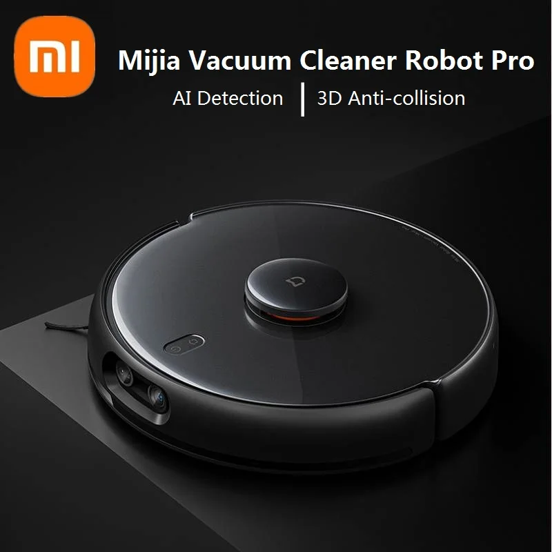 

Новинка 2021, робот-пылесос Xiaomi Mijia Pro MJSTS1 для дома, автоматический пылесос, стерилизация, 4000 па, 3D TOF и AI Tech, умный дом