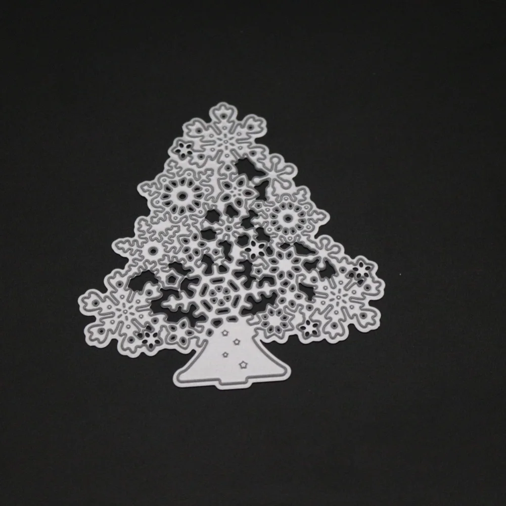 Рождественская елка Металлические Вырубные штампы Снежинка фотоальбом