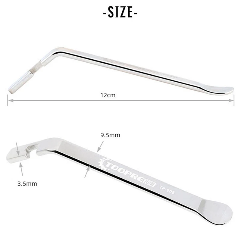 

3 шт. рычаг для велосипедных шин, инструмент для поднятия, металлический рычаг для горного велосипеда, из нержавеющей стали, инструменты для ...