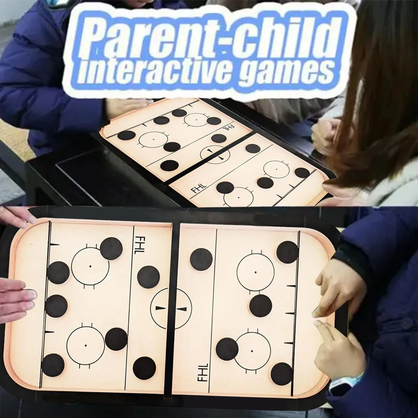 

Family Games Table Hockey Game Catapult Chess Parent-child Interactive Toy Fast Sling Puck Game Ice Hockey Games For Children