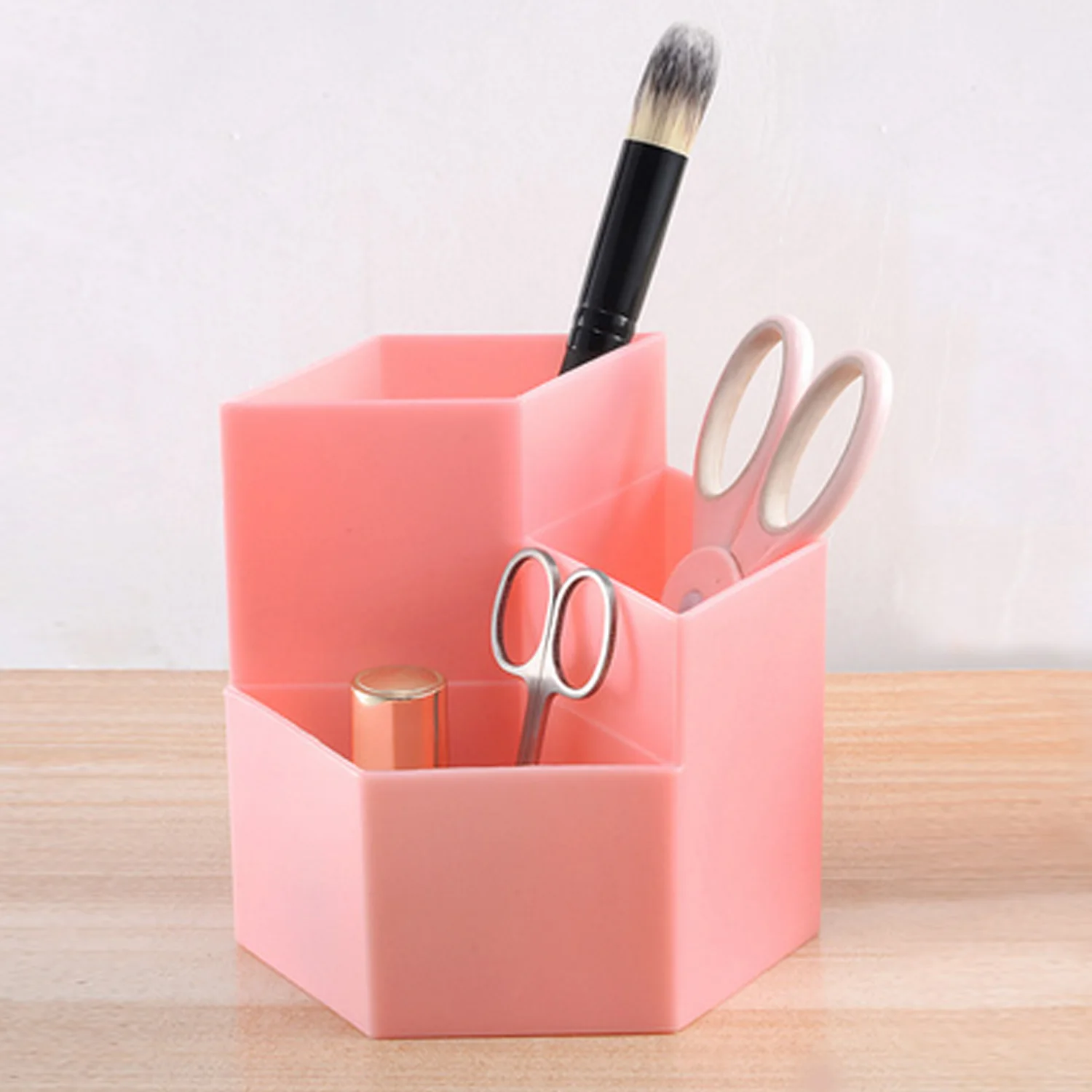 Держатель для карандашей настольный органайзер с 3 отделениями дома офиса школы|