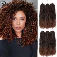 doris beauty marley braid crochet braid hair ombre jerry curl braids synthetic braiding hair extensions black brown blonde pink