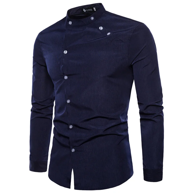 

Ropa marca Мужская рубашка с длинным рукавом мужская мода, рубашки, мужская одежда 2020 Модная белая рубашка кардиган для мужчин платье-рубашка