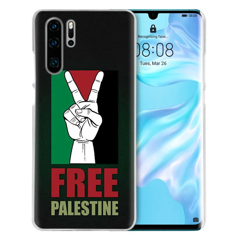 Жесткий ПК чехол для huawei P30 P20 P10 mate 30 20 10 Nova 5 5i Pro Lite P Smart Z Plus палестинский флаг
