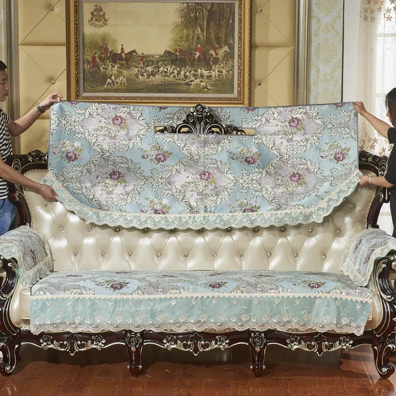 Европейский секционный чехол для дивана набор forros para muebles de sala цветочный кожаный