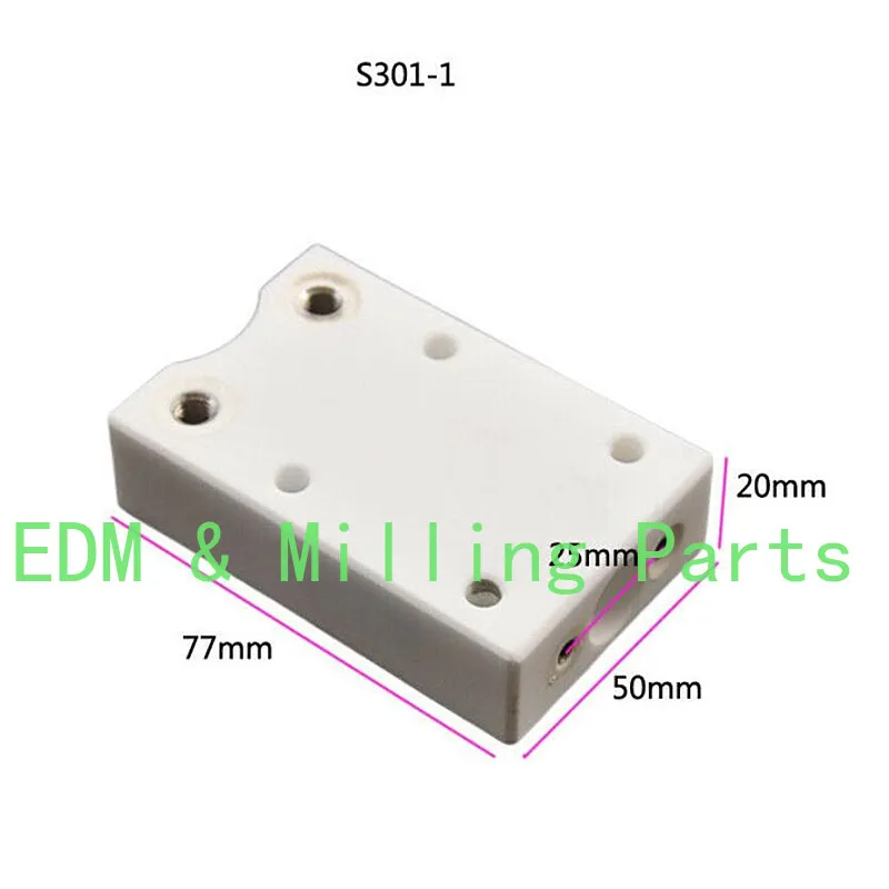 

1pcs CNC S301-1 SODICK Wire Cut EDM Machines Parts Lower Ceramics Insulation Block