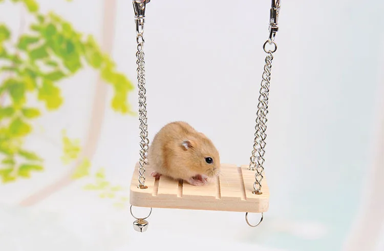 1 * игрушка для хомяка Качели гамак Подвесные летние игрушки маленького питомца