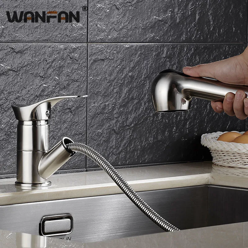 Смесители для кухни вытяжные краны с распылителем поворотный кран 360 градусов