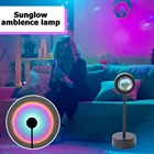 USB Радужный проектор заката атмосферсветильник домашний фон для кофейни настенное украшение цветная лампа Прямая поставка