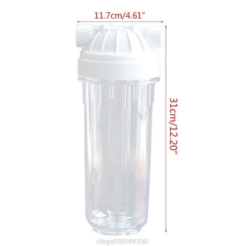 

10" Explosion-proof Filtering Bottle Transparent Water Filter Bottle for Purifiers Accessories 2/4 Interface J16 21 Dropship