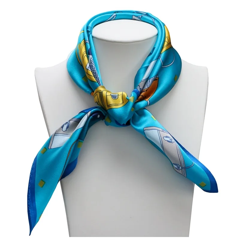 Сумки с принтом 100% шелковый платок женские модные шарфы 21 &quotx 21&quot |