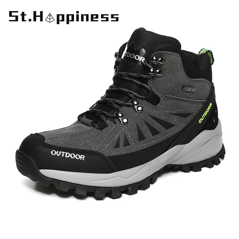 2021 г. Новые мужские ботинки модные водонепроницаемые ботильоны брендовые