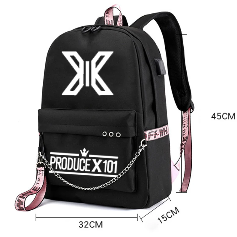 Корейский X1 Группа Рюкзак для школьников подростков девочек студенческий рюкзак