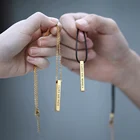Ожерелье-подвеска для влюбленных из нержавеющей стали, длина 2 мм