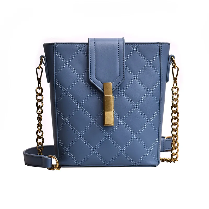 JIULIN Лето 2019 Новая корейская модная женская сумка наплечная Lingge chain tide|Сумки с