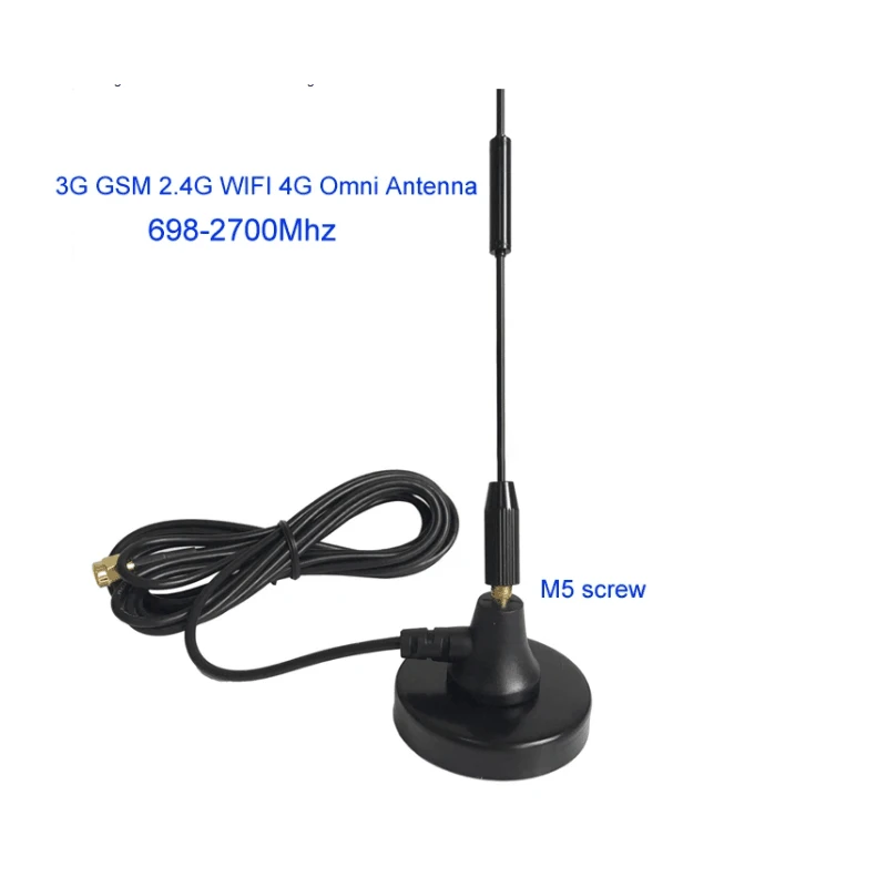 Внешняя антенна 698-2700 МГц 2 4 ГГц Wi-Fi 3G GSM 35dBi 4G LTE разъем SMA папа магнитное основание