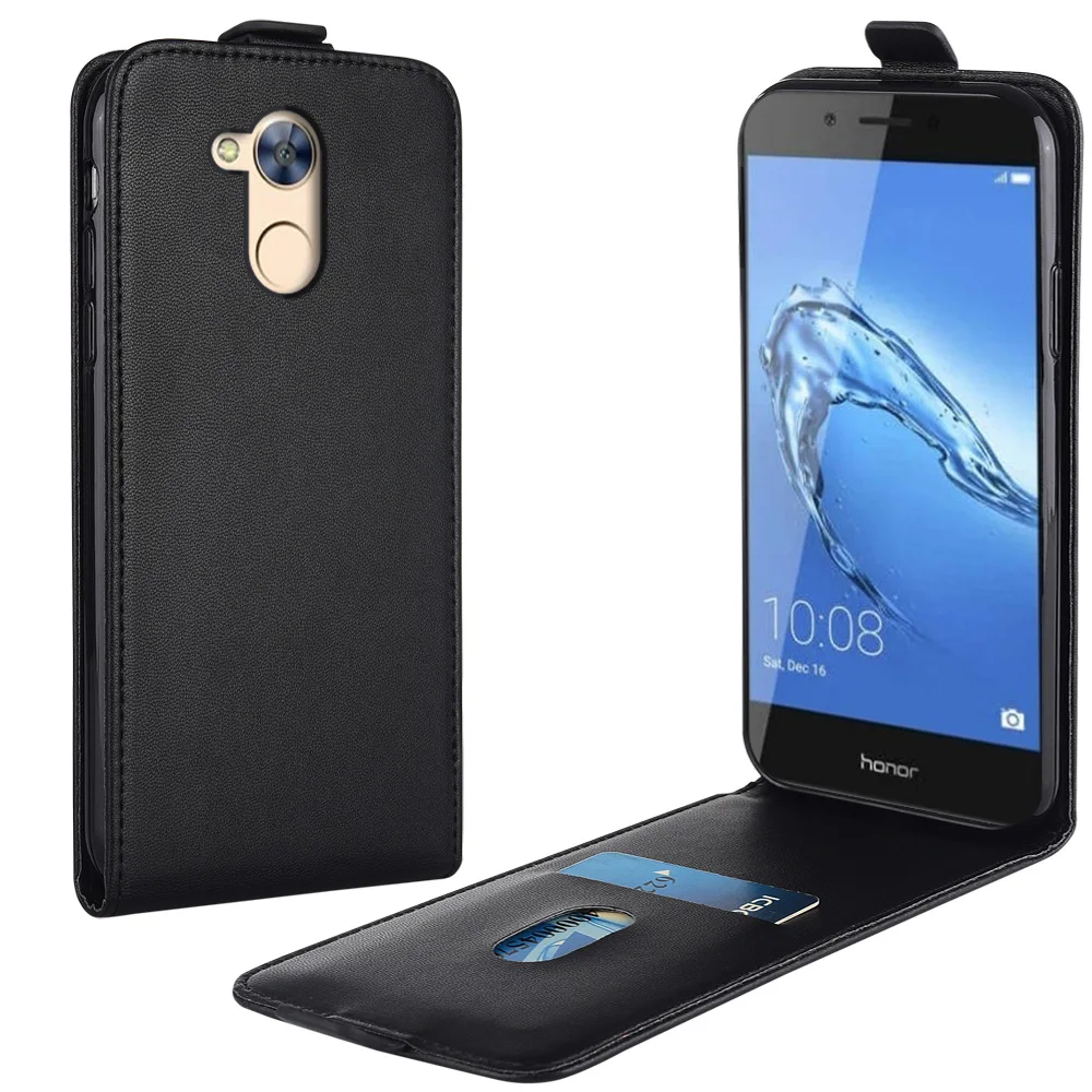 

Кожаный чехол-книжка с вертикальной обложкой для Huawei Honor 6C