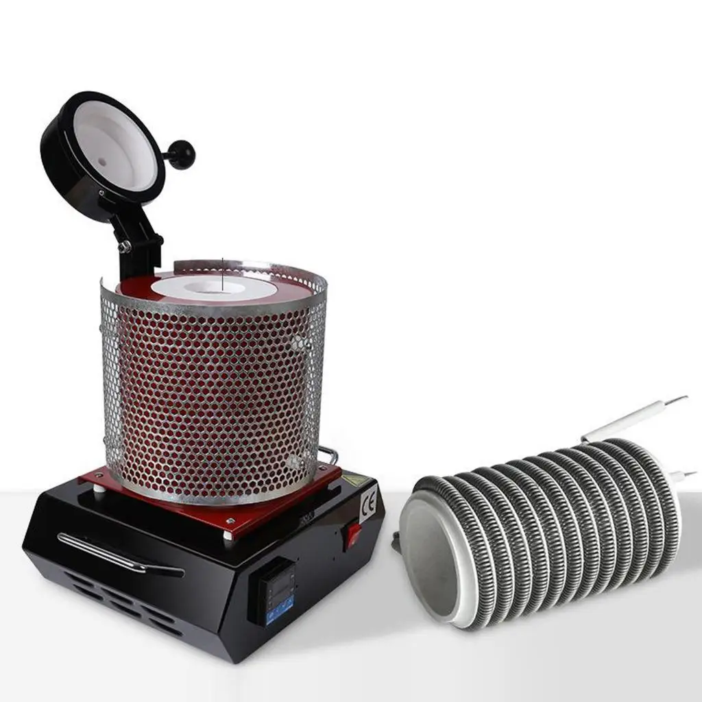 

110V Ceramic Heating Chamber With Coil Electric Melting Furnace Kit 1150℃