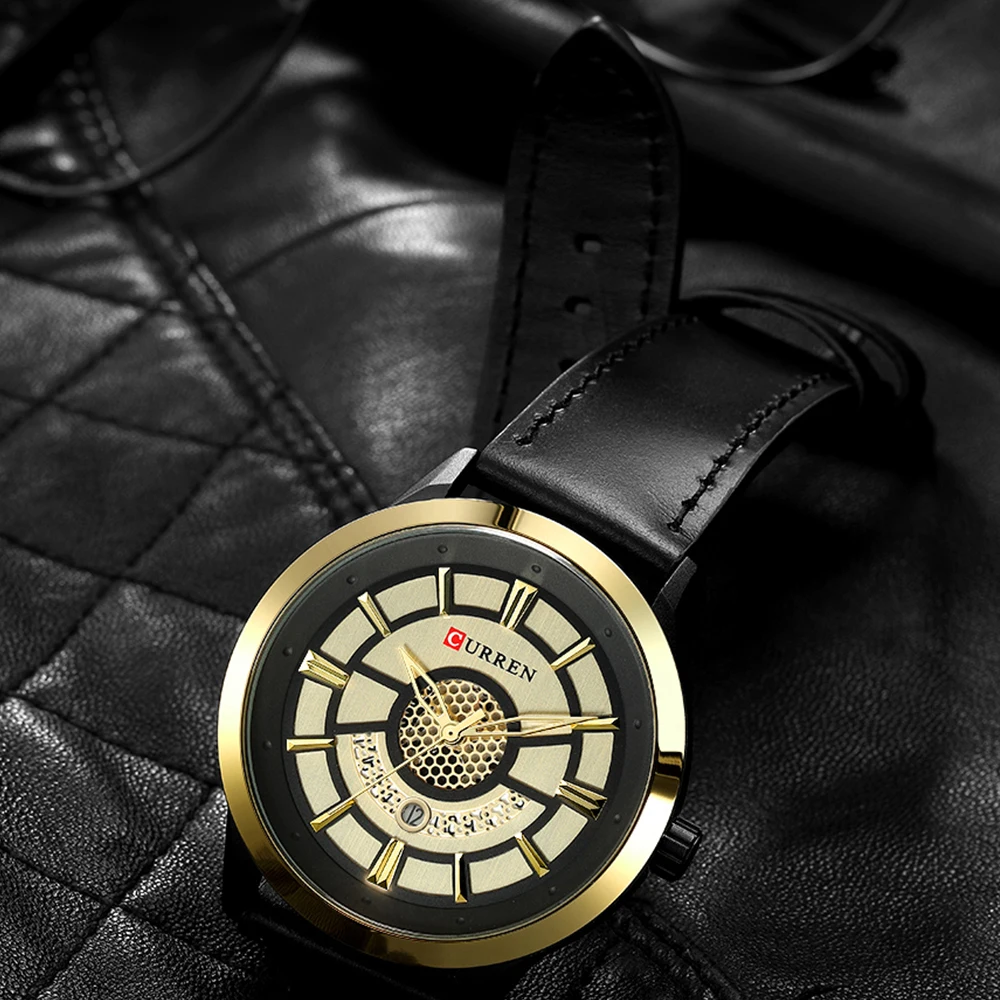 

2019 Mens Watches Fashion Men's Watch Casual Calendar Wristwatch Leather Clock Male Analog Quartz Watch Relogio Homem