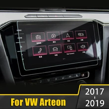 Car Navigation Screen Tempered Glass Protector Touch Display Film For Volkswagen VW Tiguan R Line 2021 2022 Arteon 2017-2021