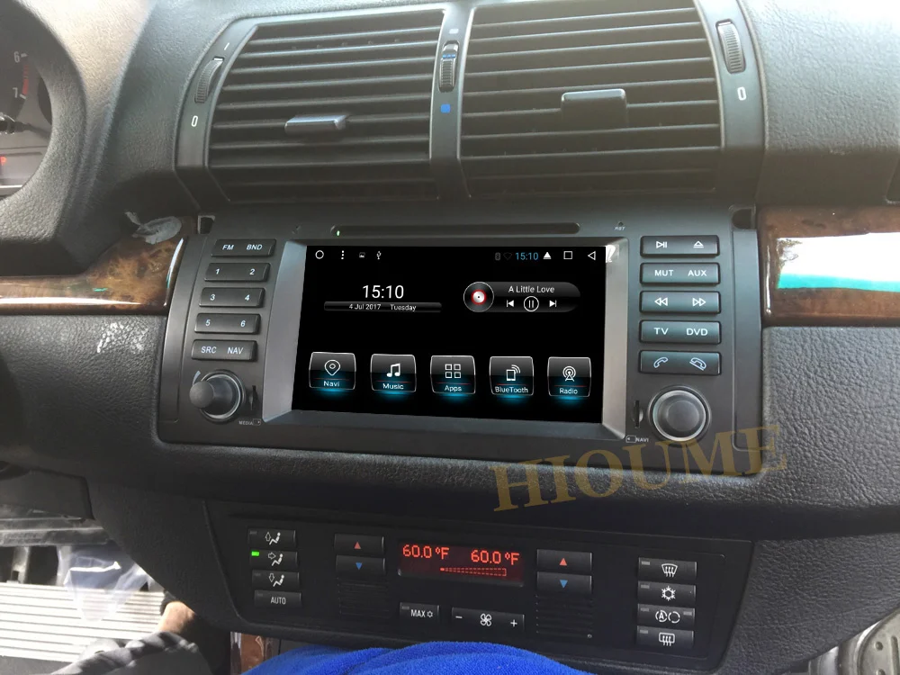 구매 안드로이드 10.0 자동차 멀티미디어 플레이어 GPS 네비게이션 라디오, BMW E39 X5 E53 M5 1996-2006 용 무선 카플레이 스테레오 오디오 비디오