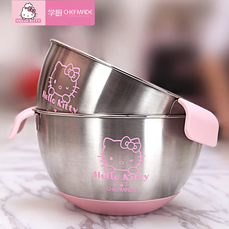 HELLO KITTY20cm миска из нержавеющей стали для яиц инструменты выпечки тортов