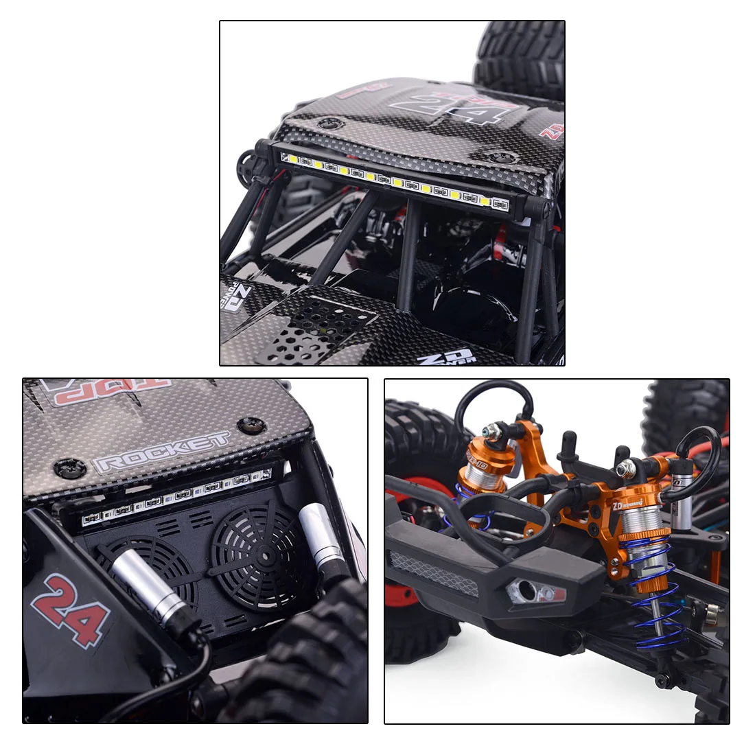 ZD Racing ROCKET DBX-10 1/10 4WD 80 км/ч 2 4G бесщеточный мотор высокоскоростной автомобиль с