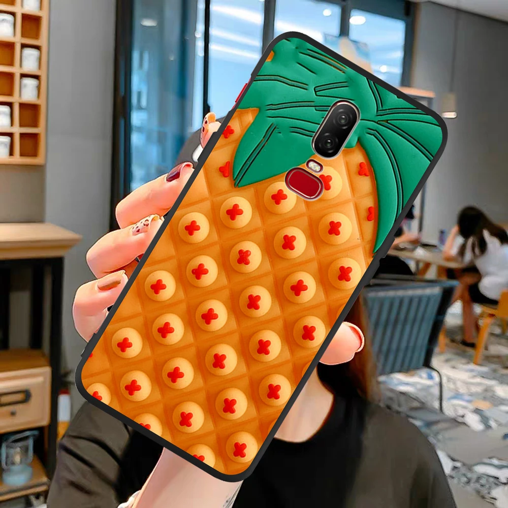

Bubble Fidget Reliver Stress Antistress for Oneplus 8 5 6 7 One Plus 5T 6T 7T 8 Pro Phone Case Coque Funda Cover etui Luxury
