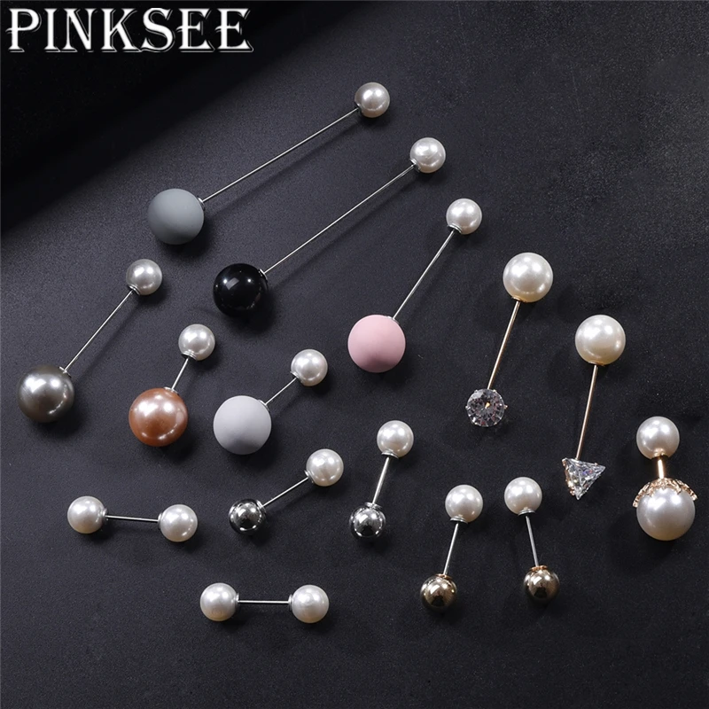 

Pinksee 3pcs/set Exquisite Elegant Simulated Pearl Rhinestone Brooch Women Clothes Decoration Buckle Pin Jewelry Gift
