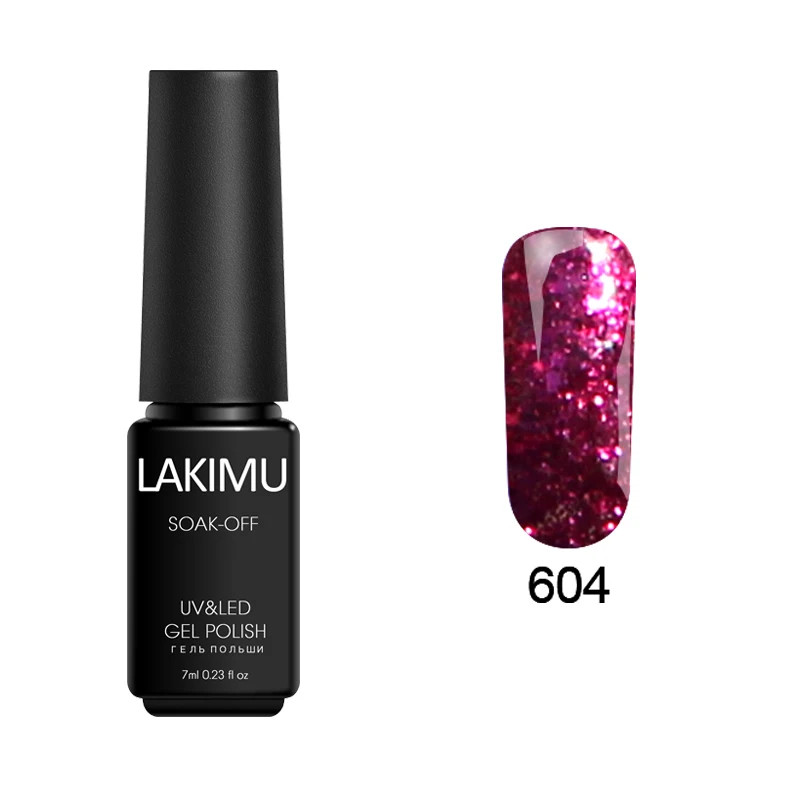 604 Lakimu 3D Алмазный Блеск Bluesky Гель-лак для ногтей долговечный супер звезда замочить от УФ светодиодный Гель-лак для ногтей Перманентный акриловый набор для ногтей - Цвет: 604