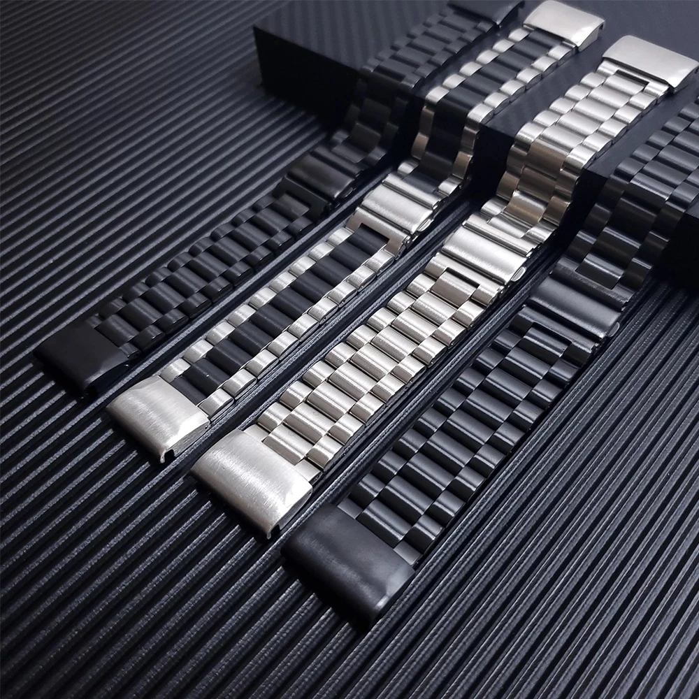 22mm 26mm Quick Release Classic Metal band for Garmin Fenix 6 6X Pro strap bracelet for Fenix 5 5X Plus 3 3HR Fenix 6 Watchbands