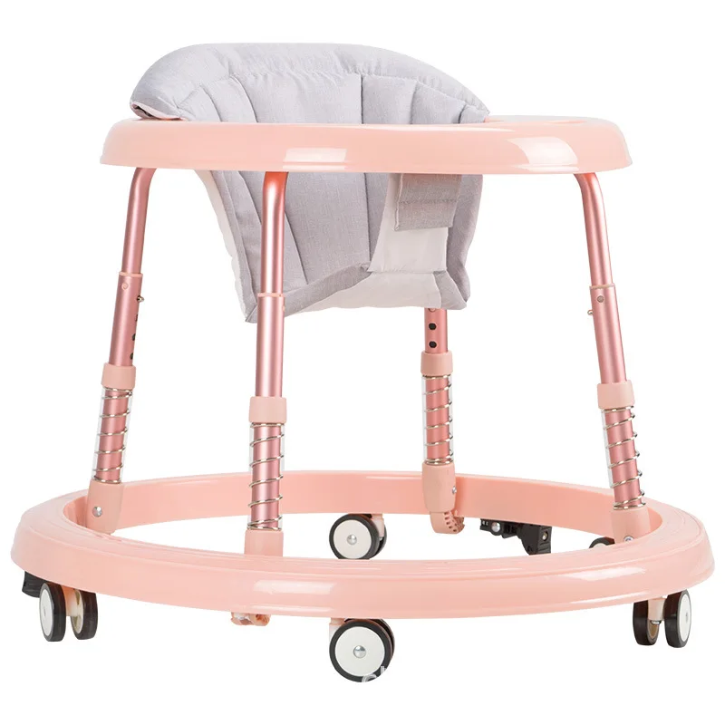 

Infant Folding Walker Multifunctional Shock-relief Boys, Babies And Girls Roll-over-proof O-legged Hand-pushed Walker