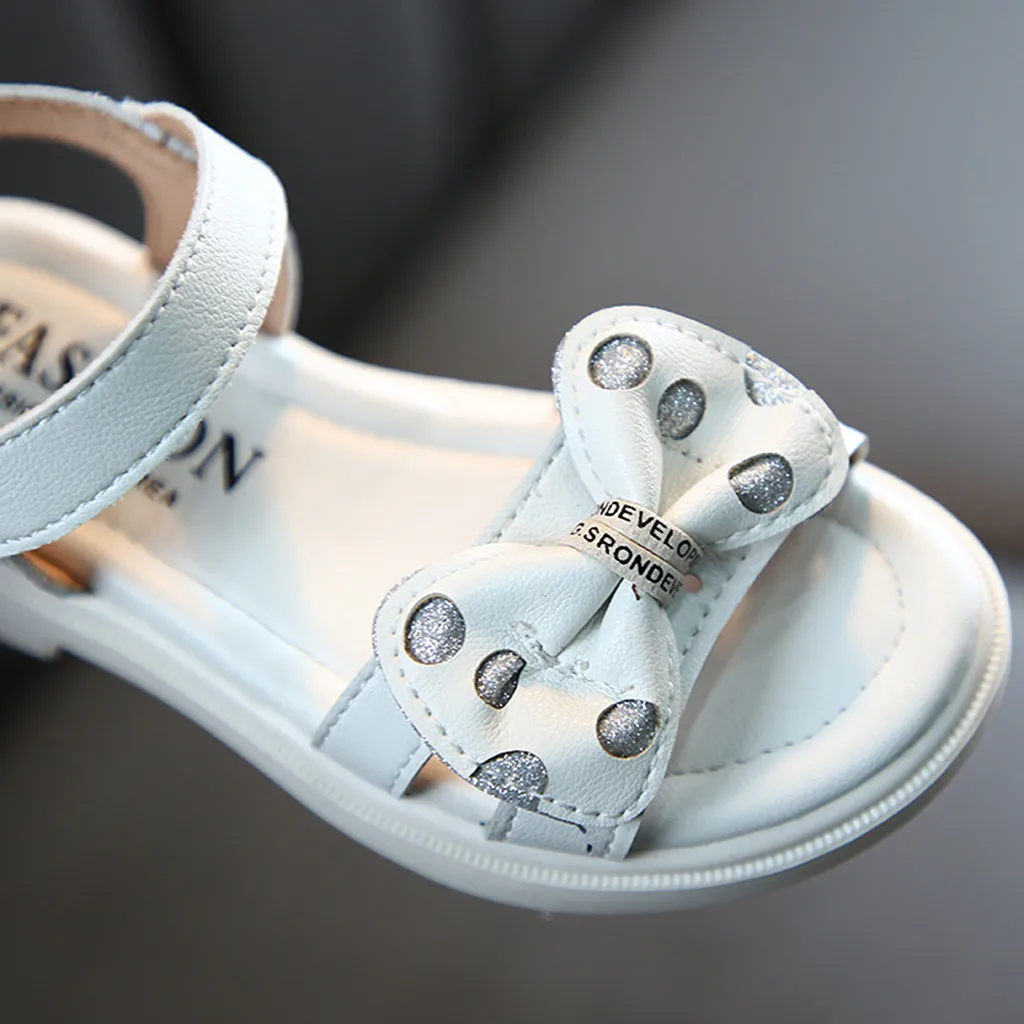 

2020 Summer Baby Girls Shoes Toddler Infant Kids Princess Sandals Comfort Leather Baby Flats Shoes Children Party Dress Sandalia