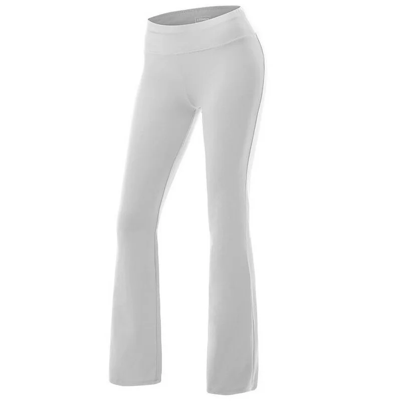 

Kalenmos Jogger Sports Pants for Women Casual Running Pure Color Elastic Waist Trousers Women's Versatile Fashion Leggings