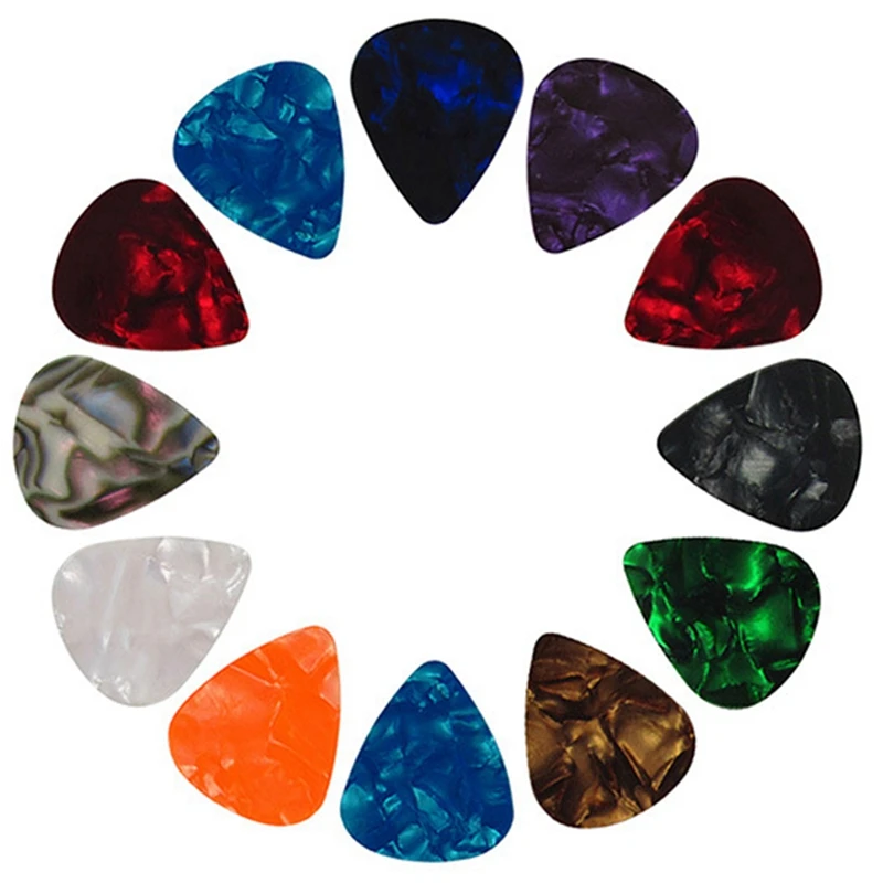 

Аксессуары для гитар, 20 шт., цветовые ранцы, толщина 0,96 мм, для электрогитар