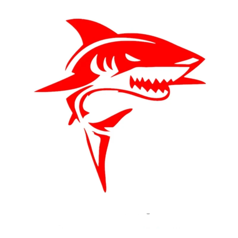 Car Stickers Decor Motorcycle Decals Shark Funny Decorative Accessories Creative Sunscreen Waterproof PVC | Автомобили и
