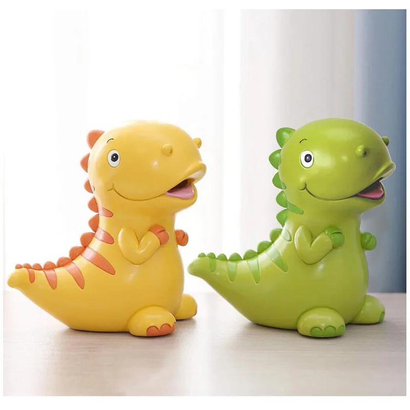 7 дюймов монета с динозавром из мультфильма анти сломанная копилка для денег